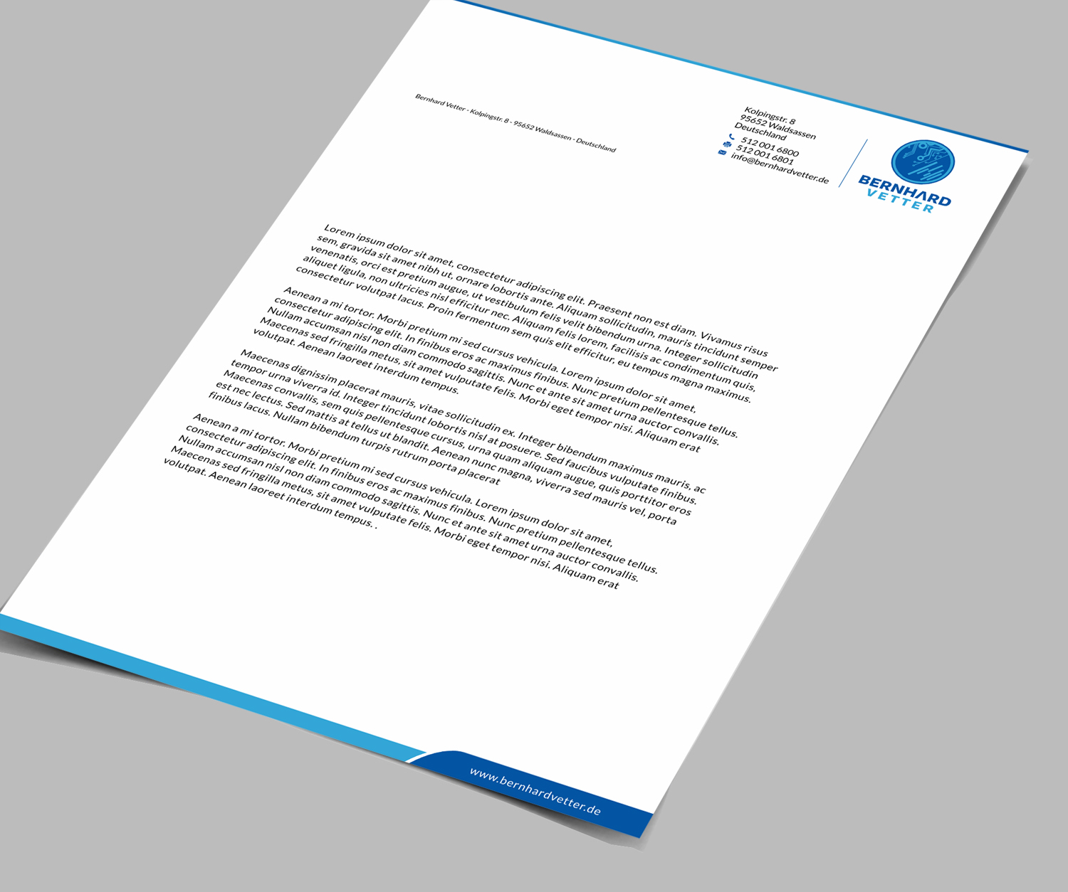 Letterhead Design by SKYdesign for this project | Design #13089808