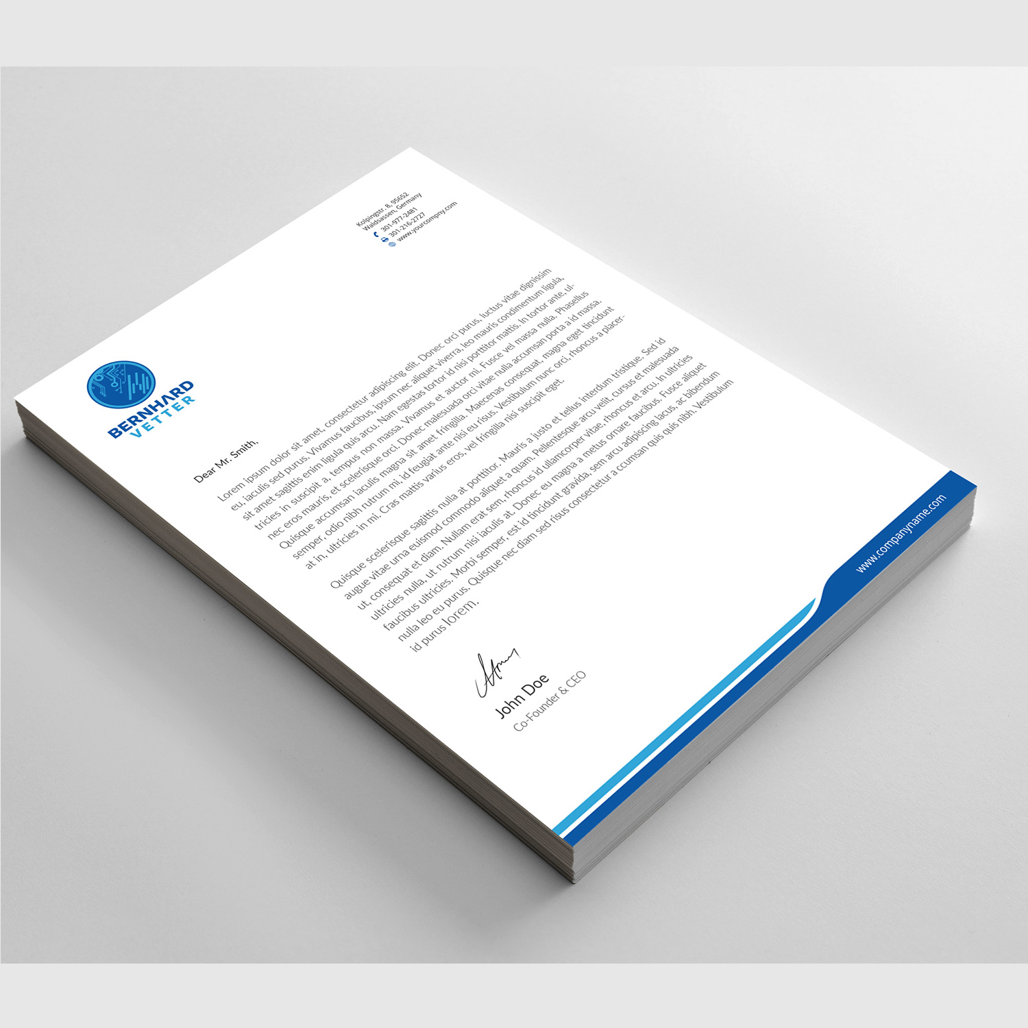 Briefkopf-Design von Right_D für dieses Projekt | Design #13141065