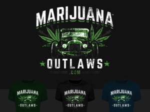 Marijuana Outlaws Product Apparel Line Design 