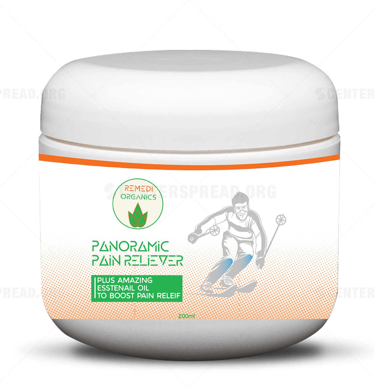 Verpackungs-Design von CENTERSPREAD für RemediOrganics | Design #13411925