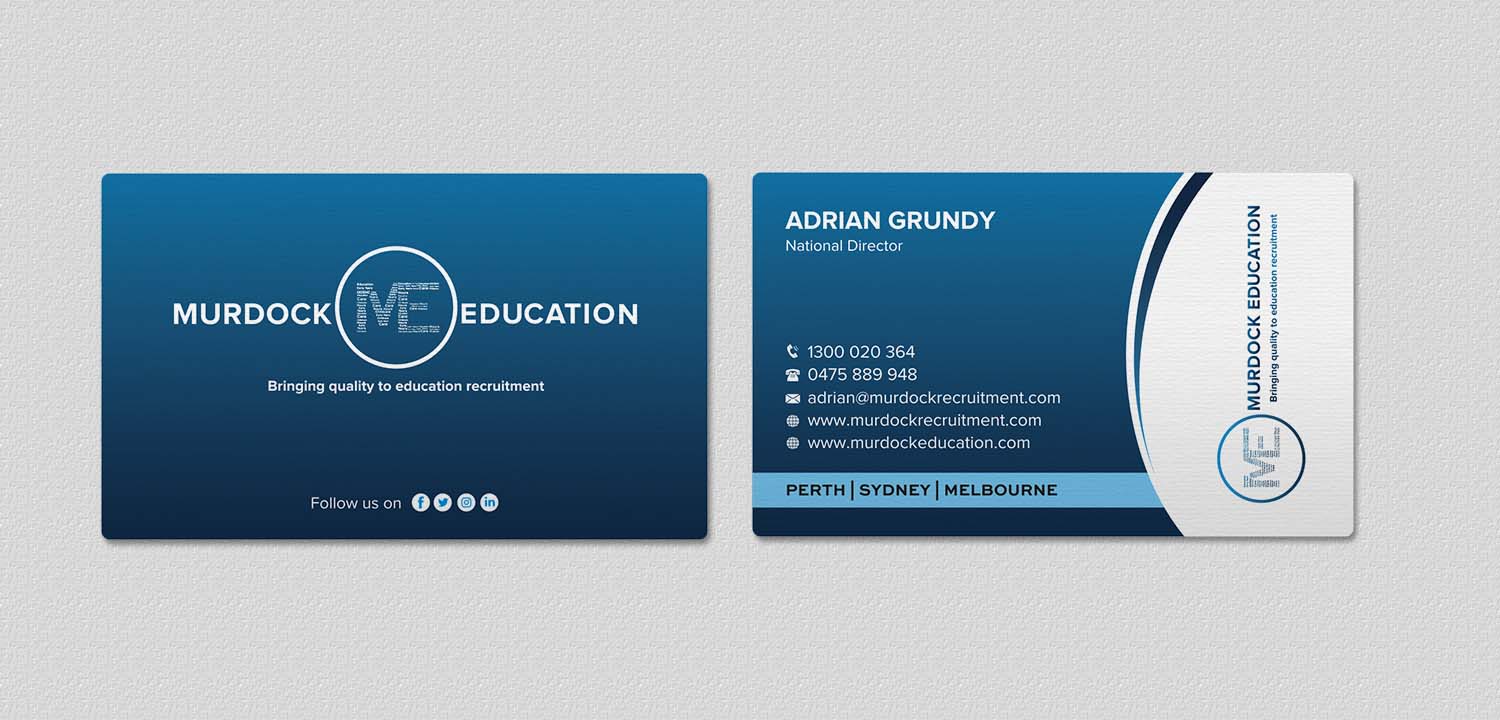 Diseño de Tarjeta de Presentación por INDIAN_Ashok para este proyecto | Diseño #13094347