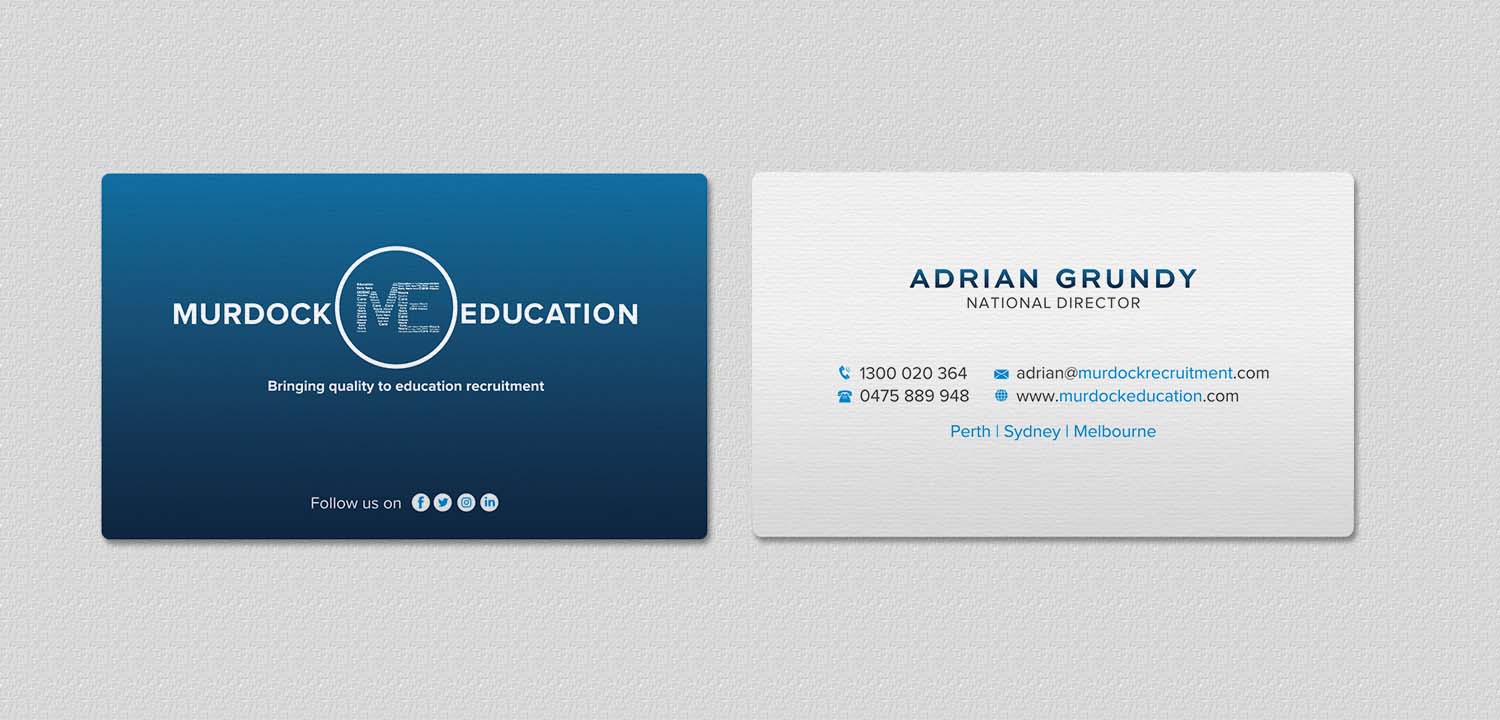 Diseño de Tarjeta de Presentación por INDIAN_Ashok para este proyecto | Diseño #13094349