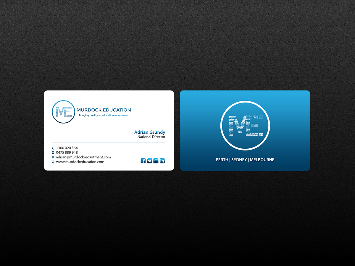 Business Card Design by Creations Box 2015 for this project | Design #13086050