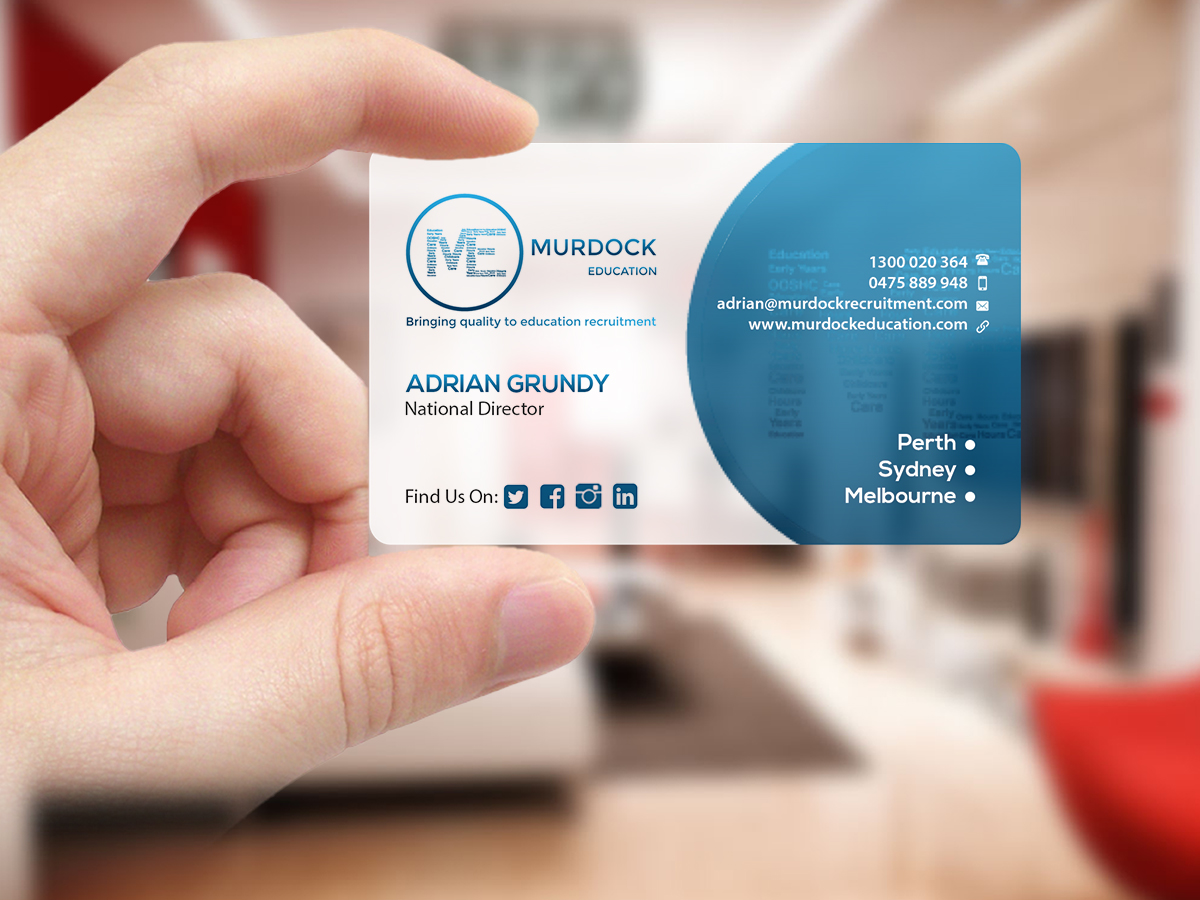 Business Card Design by Creations Box 2015 for this project | Design #13088251