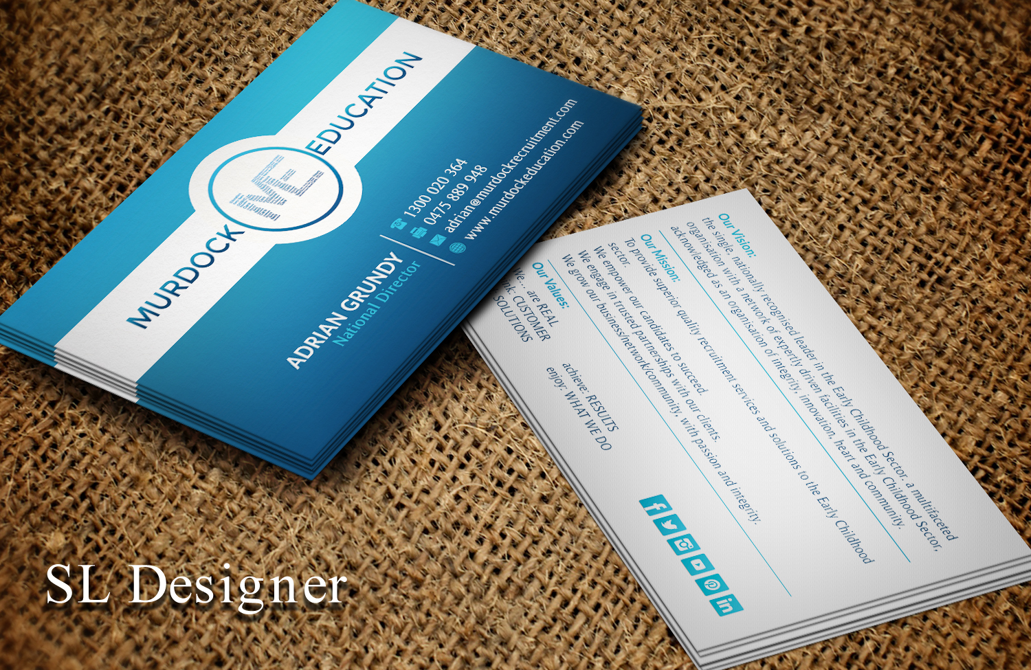 Diseño de Tarjeta de Presentación por SL Designer para este proyecto | Diseño #13133593