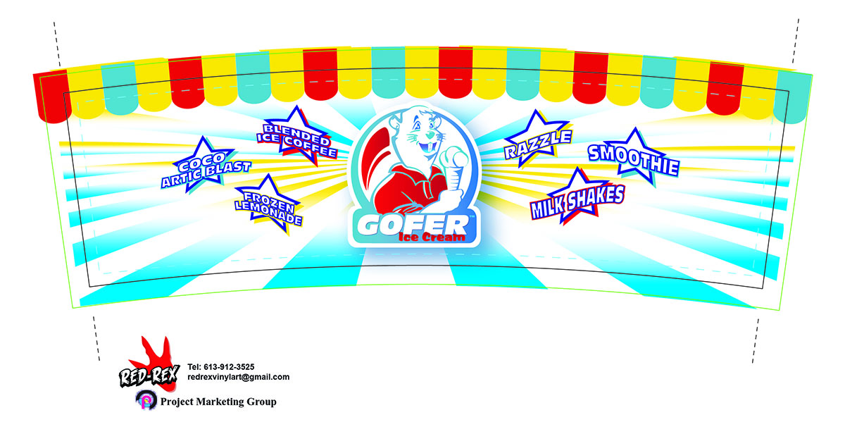 Packaging Design by Robert Bruce Badali for Gofer Ice Cream | Design #2500316