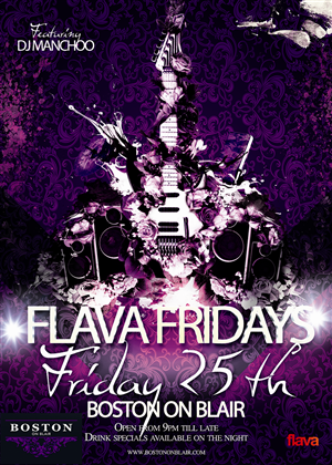 Flava Fridays | Poster-Design von  Andy Dollinger