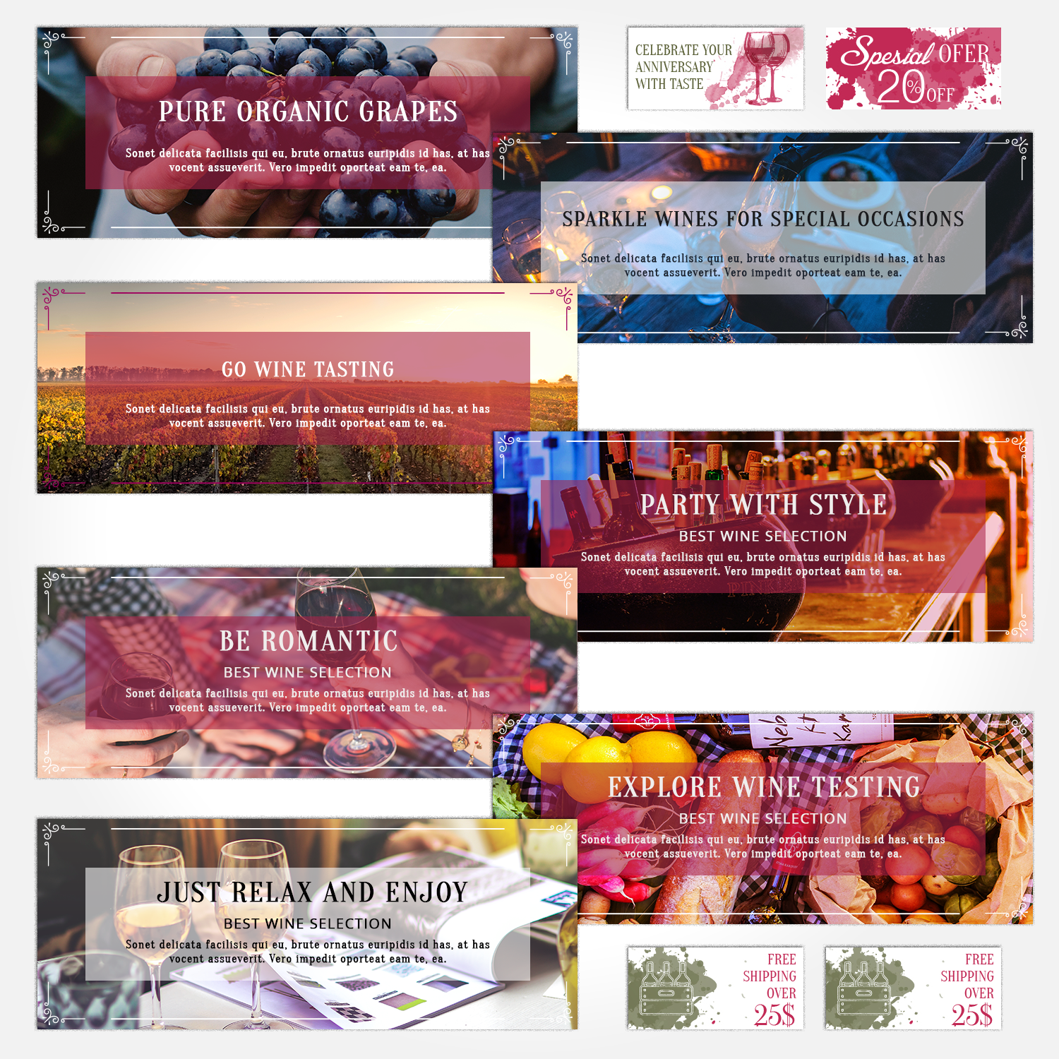 Graphic Design by Kristina Andonoff for John's Weinshop | Design #13348670