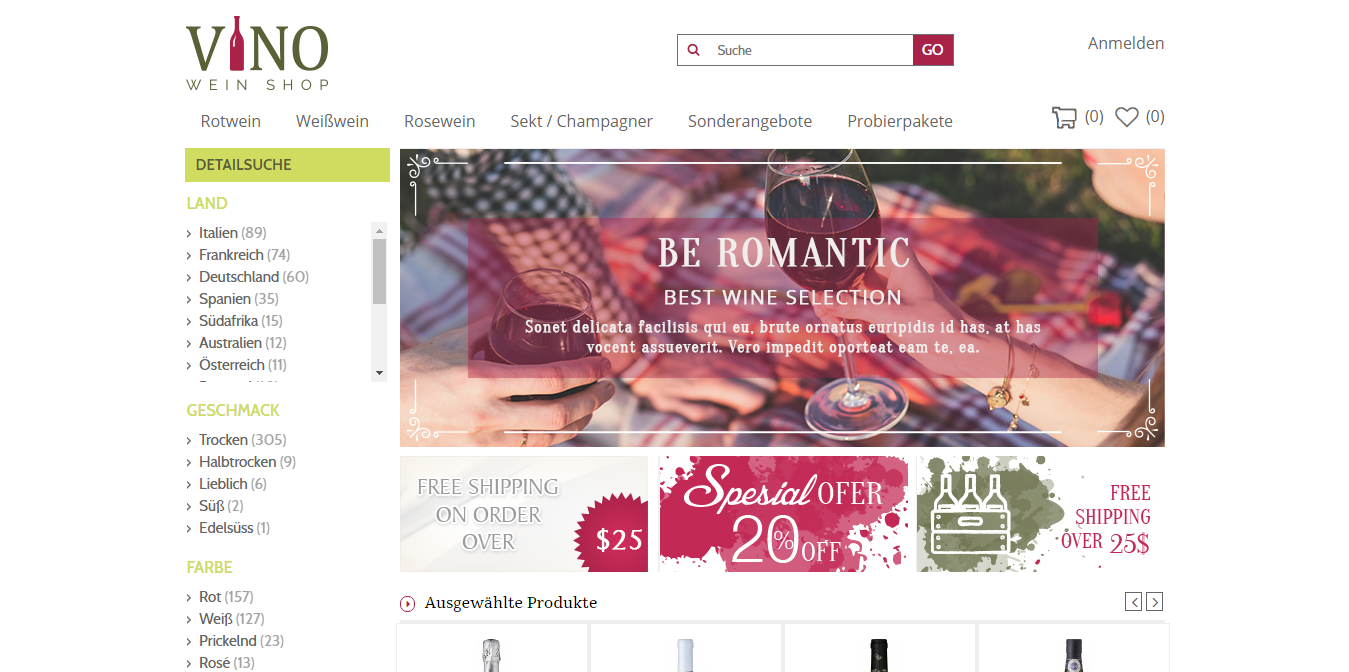 Grafik-Design von Kristina Andonoff für John's Weinshop | Design #13370495