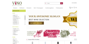 Design Graphique par Kristina Andonoff pour John's Weinshop | Design : #13370541