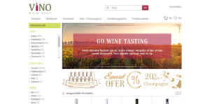 Design Graphique par Kristina Andonoff pour John's Weinshop | Design : #13403814