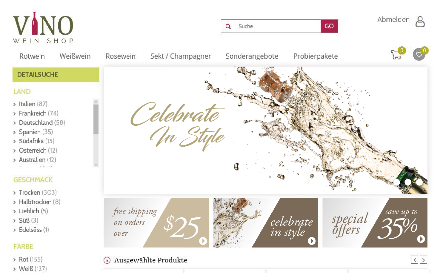 Diseño Gráfico por Garth Jones para John's Weinshop | Diseño #13450414