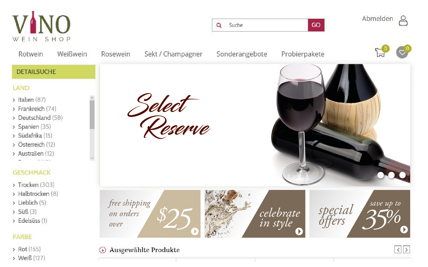 Graphic Design by Garth Jones for John's Weinshop | Design #13450415