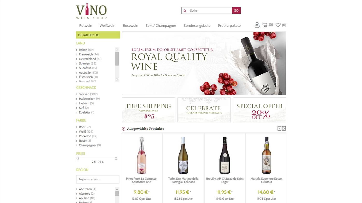 Diseño Gráfico por Bustiuc Vlad para John's Weinshop | Diseño #13351917