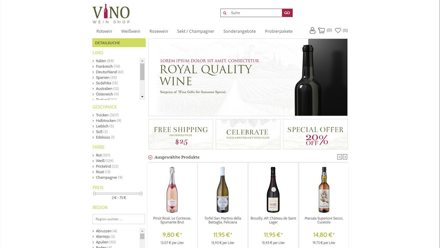 Diseño Gráfico por Bustiuc Vlad para John's Weinshop | Diseño #13351918