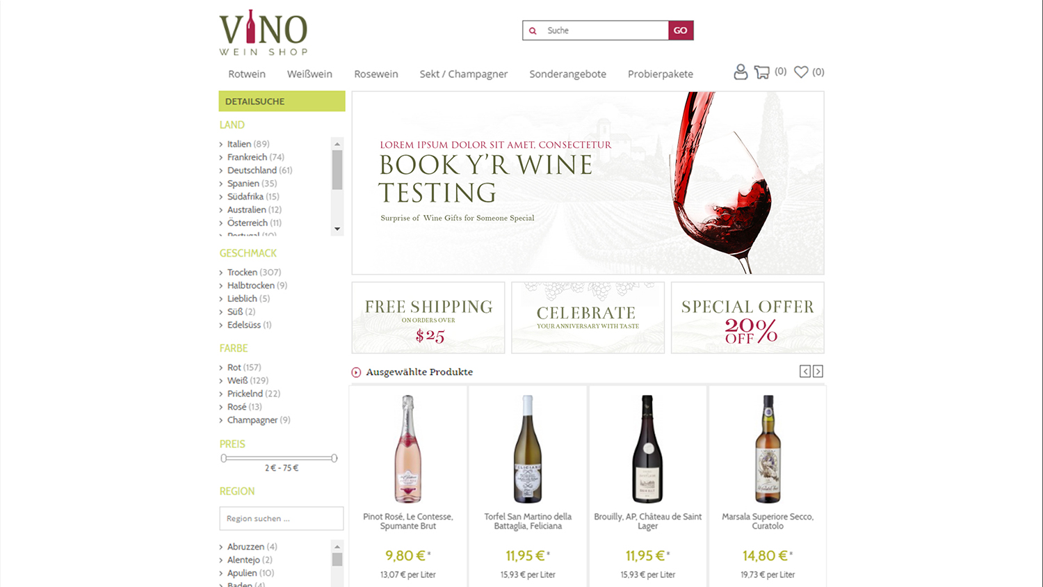 Diseño Gráfico por Bustiuc Vlad para John's Weinshop | Diseño #13351919