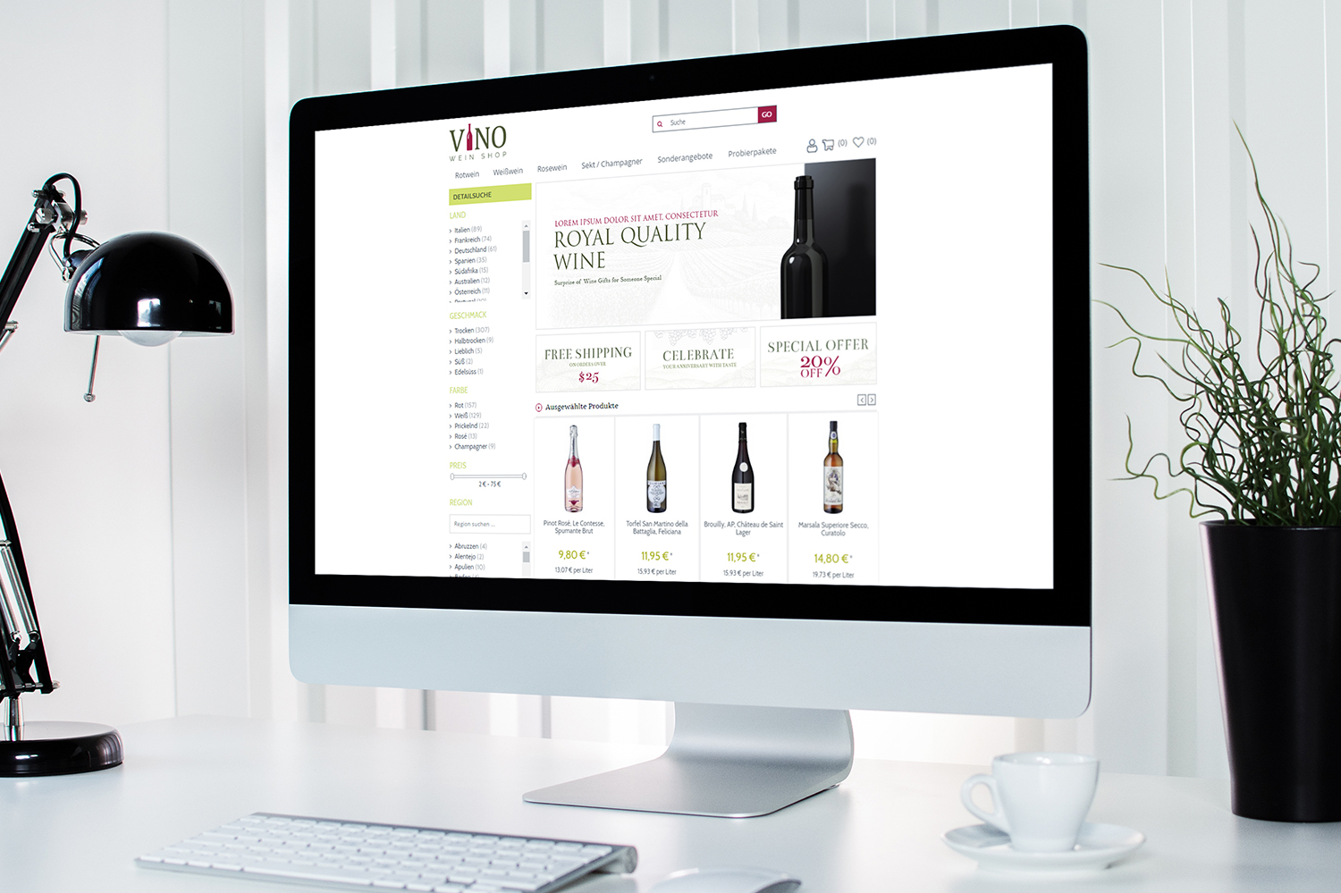 Graphic Design by Bustiuc Vlad for John's Weinshop | Design #13351931