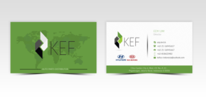 Business Card Design by Pointless Pixels India for PT.KEFICO INTER GLOBAL | Design: #13097486