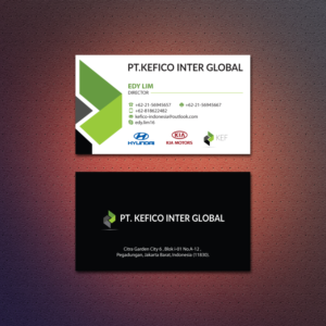 Business Card Design by Dezero for PT.KEFICO INTER GLOBAL | Design: #13090000