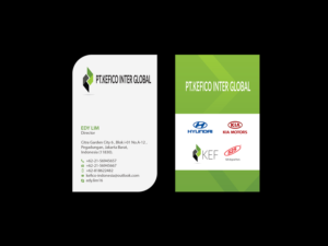 Business Card Design by Creations Box 2015 for PT.KEFICO INTER GLOBAL | Design: #13100839
