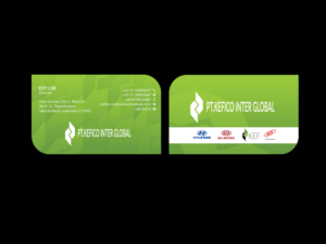 Business Card Design by Creations Box 2015 for PT.KEFICO INTER GLOBAL | Design: #13100840