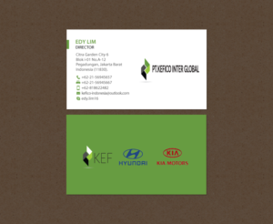 Business Card Design by chandrayaan.creative for PT.KEFICO INTER GLOBAL | Design: #13093857