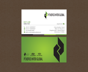 Design de Carte de Visite par chandrayaan.creative pour PT.KEFICO INTER GLOBAL | Design : #13095002
