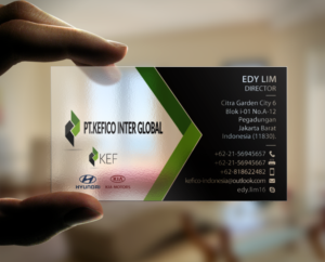 Design de Carte de Visite par chandrayaan.creative pour PT.KEFICO INTER GLOBAL | Design : #13095888
