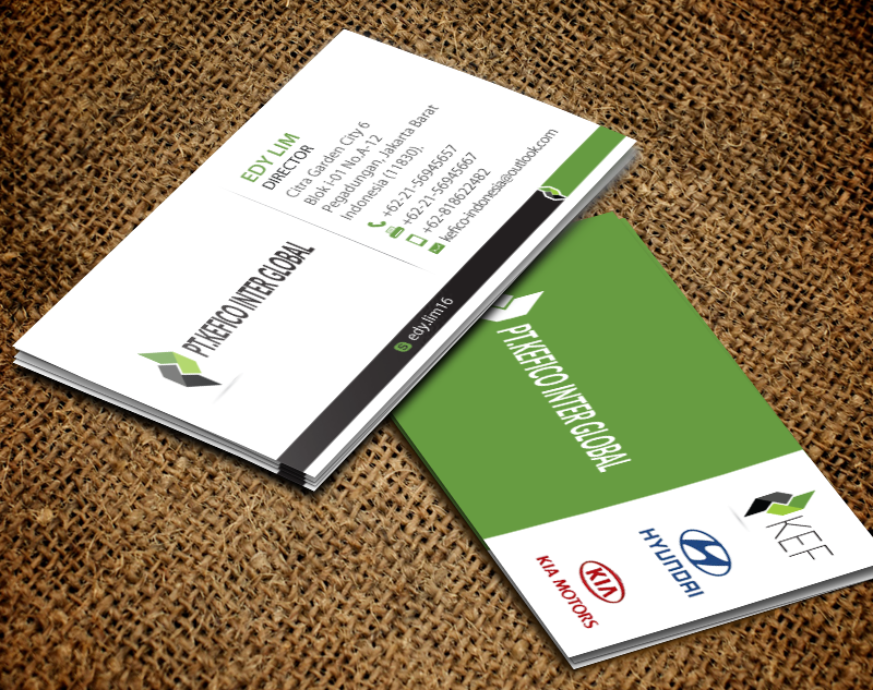 Business Card Design by chandrayaan.creative for PT.KEFICO INTER GLOBAL | Design #13095889