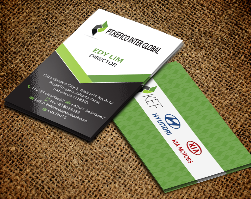 Business Card Design by chandrayaan.creative for PT.KEFICO INTER GLOBAL | Design #13095890