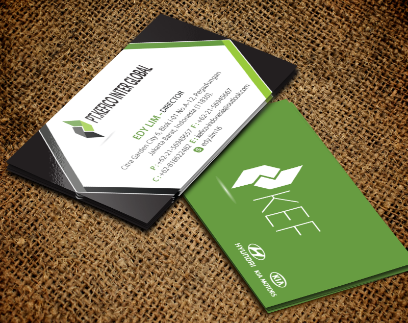 Business Card Design by chandrayaan.creative for PT.KEFICO INTER GLOBAL | Design #13095891