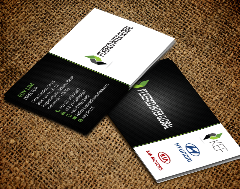 Business Card Design by chandrayaan.creative for PT.KEFICO INTER GLOBAL | Design #13095893