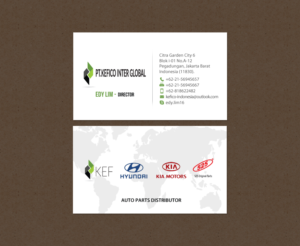 Design de Carte de Visite par chandrayaan.creative pour PT.KEFICO INTER GLOBAL | Design : #13170517