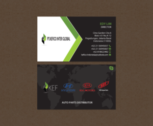 Design de Carte de Visite par chandrayaan.creative pour PT.KEFICO INTER GLOBAL | Design : #13170528