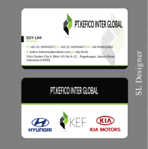 Business Card Design by SL Designer for PT.KEFICO INTER GLOBAL | Design: #13089890