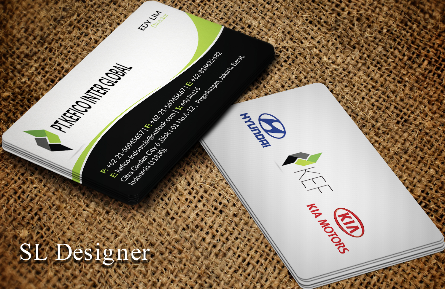 Business Card Design by SL Designer for PT.KEFICO INTER GLOBAL | Design #13089924