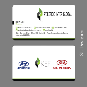 Business Card Design by SL Designer for PT.KEFICO INTER GLOBAL | Design: #13089926