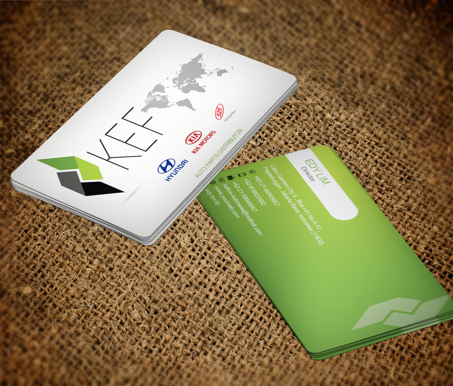 Business Card Design by Imagine Box for PT.KEFICO INTER GLOBAL | Design #13100010