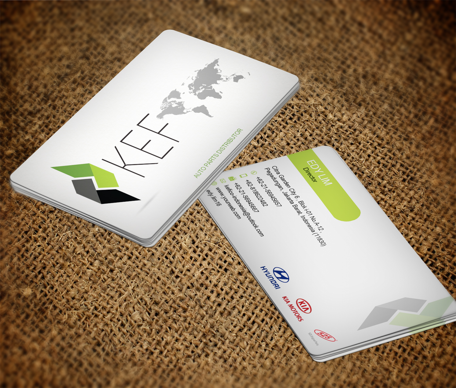 Business Card Design by Imagine Box for PT.KEFICO INTER GLOBAL | Design #13100012