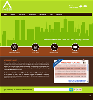 Web Design by pb for this project | Design: #579629