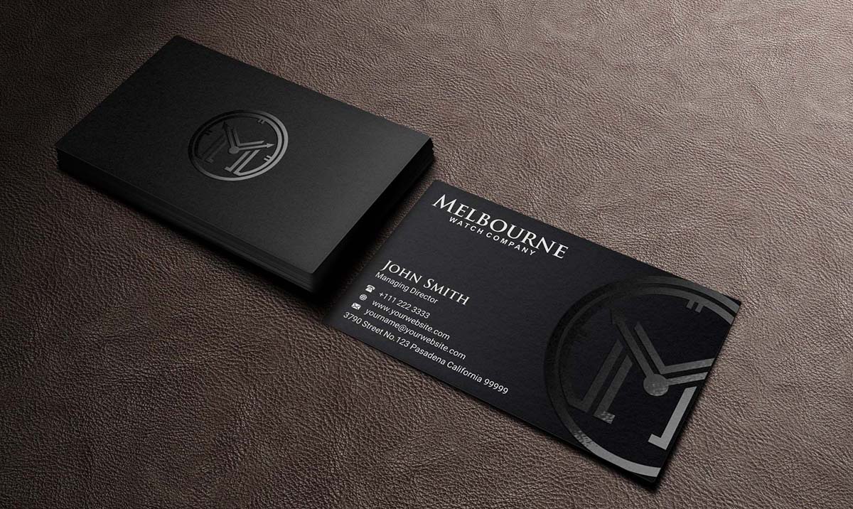 Diseño de Tarjeta de Presentación por INDIAN_Ashok para Melbourne Watch Company Pty Ltd | Diseño #13095803
