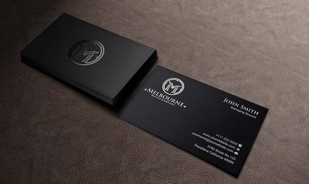 Diseño de Tarjeta de Presentación por INDIAN_Ashok para Melbourne Watch Company Pty Ltd | Diseño #13095809