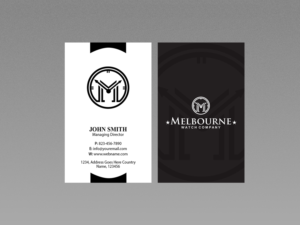 Business Card Design by Creations Box 2015 for Melbourne Watch Company Pty Ltd | Design: #13100275