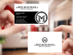 Visitenkarten-Design von Creations Box 2015 für Melbourne Watch Company Pty Ltd | Design: #13100290