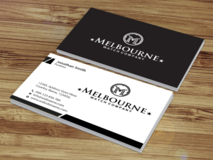 Visitenkarten-Design von Creations Box 2015 für Melbourne Watch Company Pty Ltd | Design: #13100293