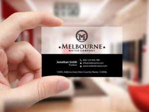 Visitenkarten-Design von Creations Box 2015 für Melbourne Watch Company Pty Ltd | Design: #13100310