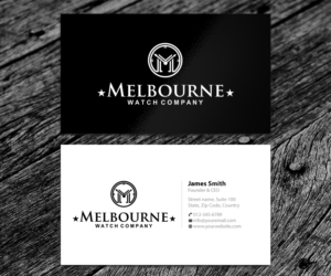 Visitenkarten-Design von SS_Designs für Melbourne Watch Company Pty Ltd | Design: #13093933