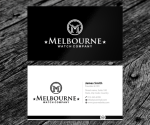Visitenkarten-Design von SS_Designs für Melbourne Watch Company Pty Ltd | Design: #13094033