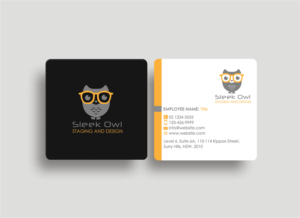 Sleek Owl  staging and design  | Design de Carte de Visite par Designs 2019
