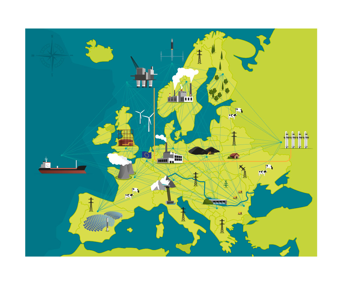 Illustration Design by rum for Energy Institute at the Johannes Kepler University Linz | Design #13304452